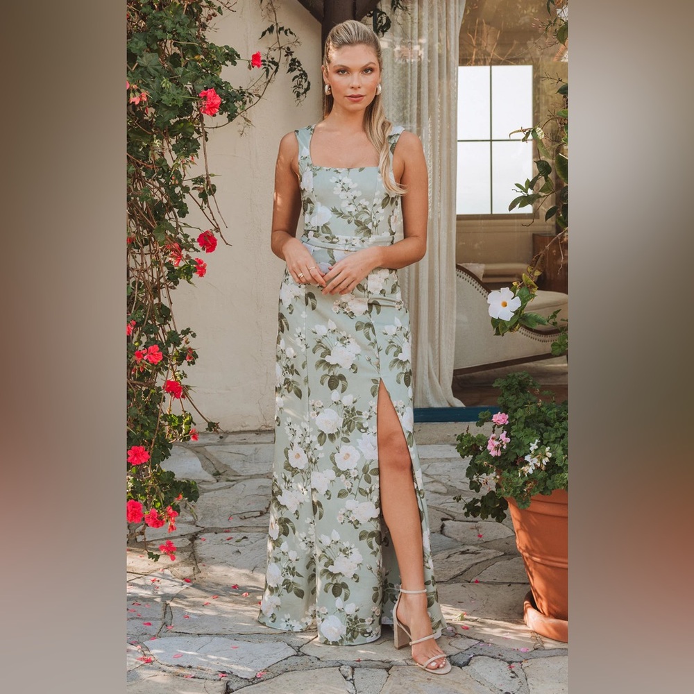 Show Me Your Mumu Paris Gown Secret Garden Stretch